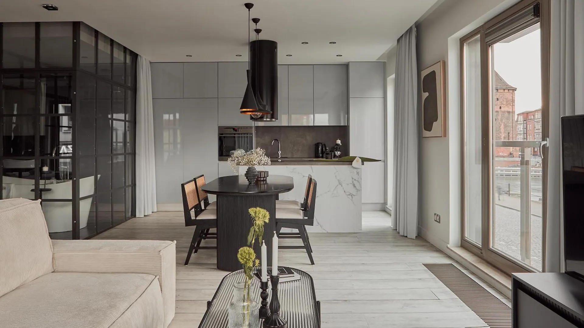 Waterlane River View Premium Spa, Pool & Gym By Downtown Apartments Gdansk